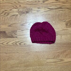 Kids' Pink Knit Beanie